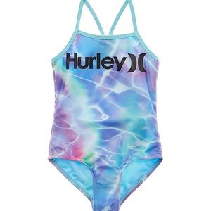 NWT girls Hurley one piece swimsuit